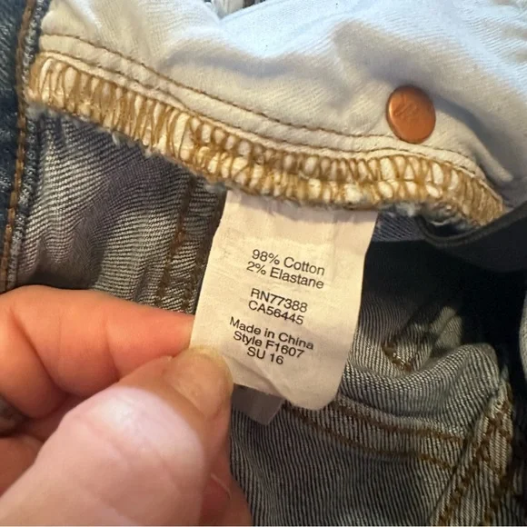 Madewell Denim Shorts sz 31 - Picture 7 of 7